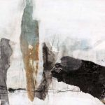 abstract collage - am schneefeld 2 - gramann