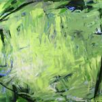 Out into the green - acrylic painting - Katja Gramann