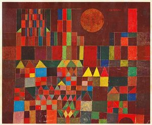 Paul Klee, castle and sun, gemeinfrei, Quelle: https://commons.wikimedia.org/wiki/Category:Paul_Klee#/media/File:Paul_klee_castle_and_sun.jpg