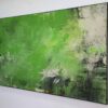 abstraktes Gemälde grün und groß