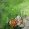 abstraktes Gemälde grün modern