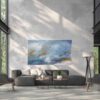 abstrakte blaue Bilder für Loft kaufen