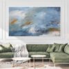 abstrakte Kunst blaue Bilder kaufen