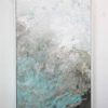 abstrakte Kunst mit Pigmenten Gesteinsmehlen und Asche