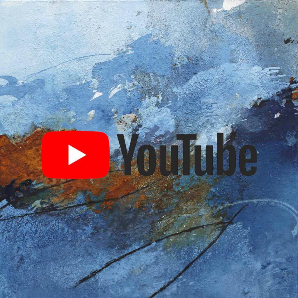 abstrakte Malerei in Mischtechnik