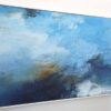 abstrakte blaue Kunst