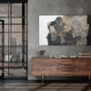 schwarze Bilder für Betonwand kaufen moderne Kunst für Betonwand