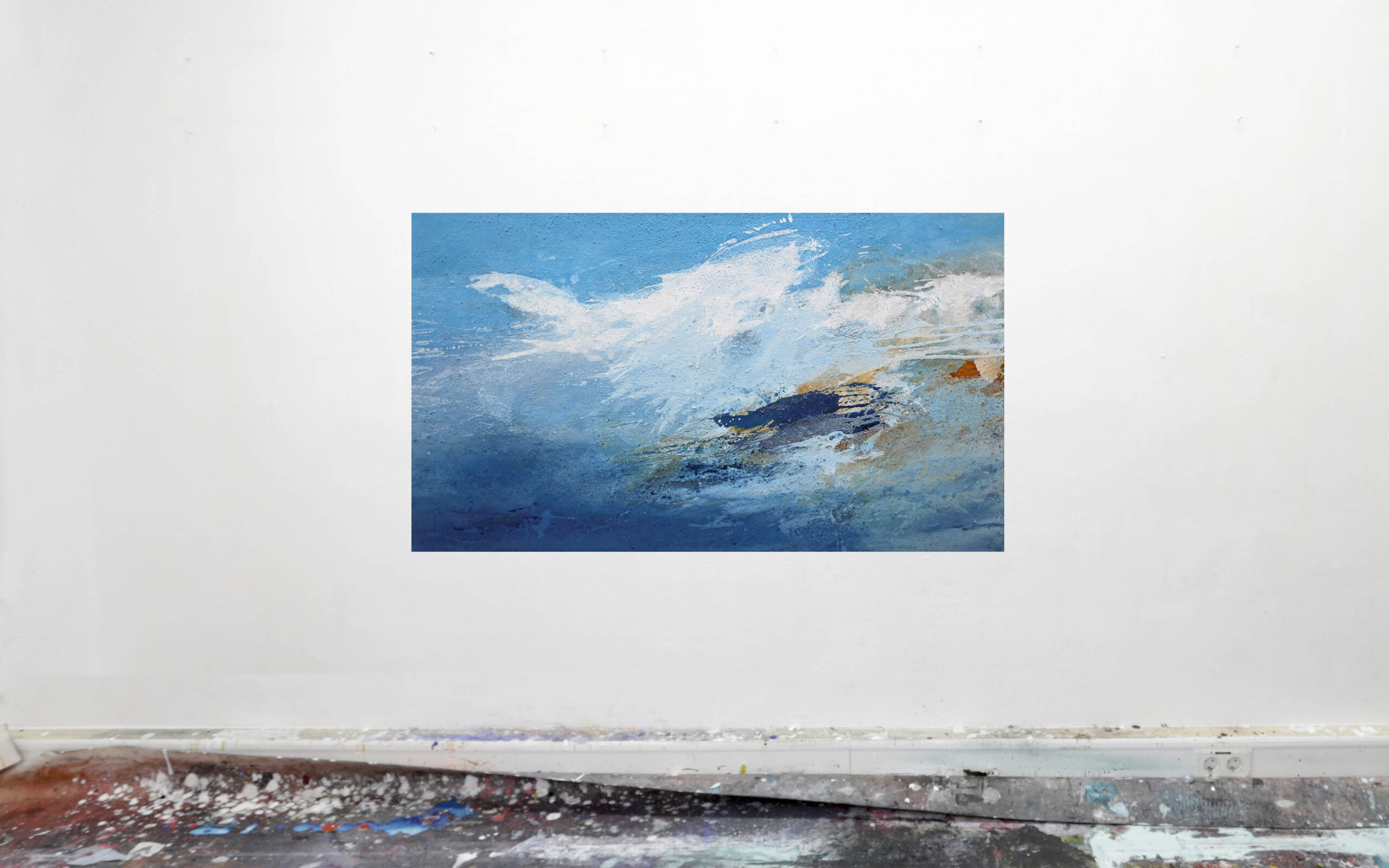 abstrakte Kunstwerke im Künstleratelier kaufen Gräfelfing