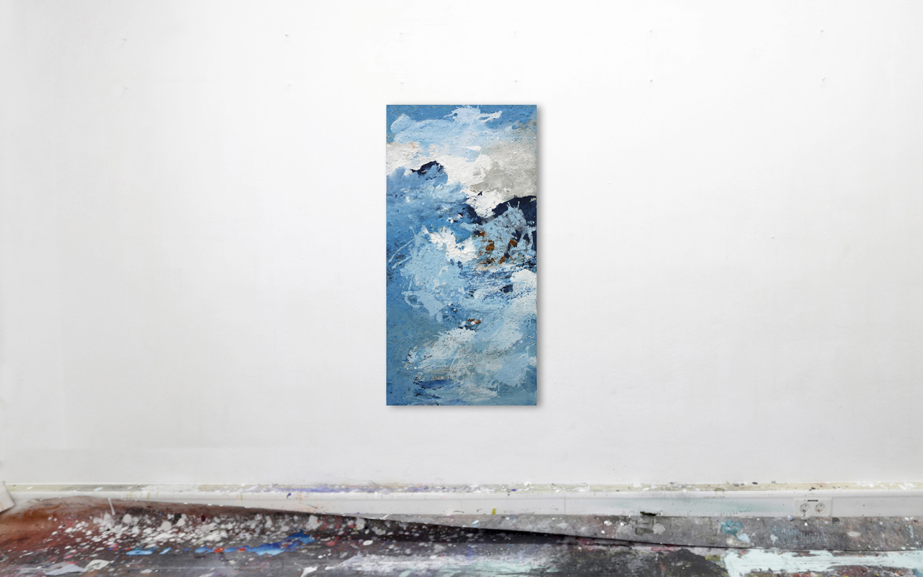 Originalgemälde Blautöne