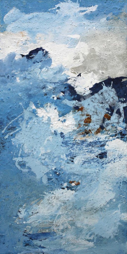 abstraktes Bild Hochformat