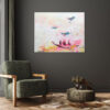 helle abstrakte Bilder mit Acrylfarbe malen