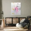 helle Bilder mit rosa und gelb kaufen