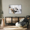 moderne Kunst schwarz weiße Bilder Originale