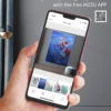 Kunst mit der Handy-App an der eigenen Wand visualisieren Mit der kostenlosen IAZZU-App das Acrylbild „Nachtschwärmer" per Augmented Reality an der eigenen Wand visualisieren