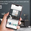 mit der kostenlosen iazzu app die bilder von katja gramann im eigenen zuhause visualisieren