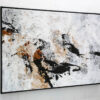 moderne Kunst schwarz weiß