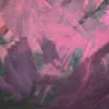 Nahaufnahme der pastosen Pinselstruktur im abstrakten Gemälde „Füreinander Nr. 3" von Katja Gramann – Detailansicht der Acrylmalerei