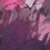 Detailansicht des abstrakten Acrylgemäldes „Füreinander 1" von Katja Gramann mit sichtbarer Pinselführung