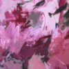 Detailansicht des abstrakten Acrylgemäldes „Füreinander 1" von Katja Gramann mit sichtbarer Pinselführung