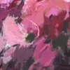 Detailansicht des abstrakten Acrylgemäldes „Füreinander 1" von Katja Gramann mit sichtbarer Pinselführung