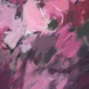 Detailansicht des abstrakten Acrylgemäldes „Füreinander 1" von Katja Gramann mit sichtbarer Pinselführung