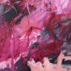 „Füreinander Nr. 4" – Detail der Pinseltextur in Pink und Magenta Nahaufnahme der pastosen Pinselführung in Pink- und Magentatönen im Acrylgemälde „Füreinander Nr. 4"