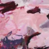 „Füreinander Nr. 4" – Detail in Rose- und Violetttönen Detailausschnitt aus „Füreinander Nr. 4" mit gestischen Farbverläufen in Bordeaux und Rosé