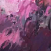 Detailaufnahme des handgemalten Originalgemäldes „Füreinander 2" von Katja Gramann mit gestischer Maltechnik