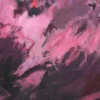 Detailaufnahme des handgemalten Originalgemäldes „Füreinander 2" von Katja Gramann mit gestischer Maltechnik